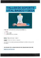 TALLER SOPORTE VITAL BASICO Y DESA